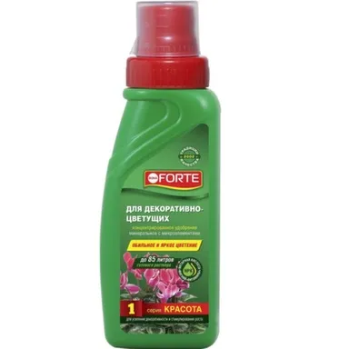 Удобрение для декоративно-цветущих растений, ЖМУ флакон 285 мл, Bona Forte в интернет-магазине Akvilon.kz