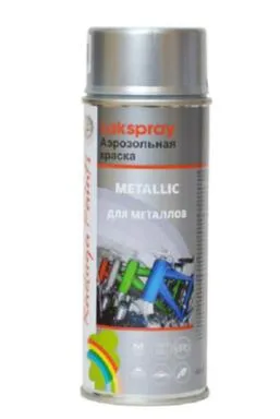 Купить Аэрозольная краска Радуга общего применения хром серебро 400 мл в интернет-магазине Akvilon.kz