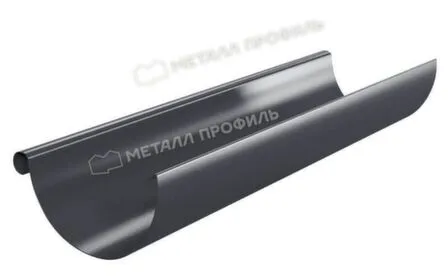 Купить Желоб водосточный D125x3000 GS lite Серый графит в интернет-магазине Akvilon.kz
