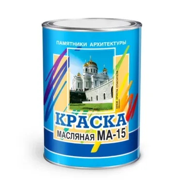 Краска масляная МА-15, черный, 0,9 кг, ABC Farben в интернет-магазине Akvilon.kz