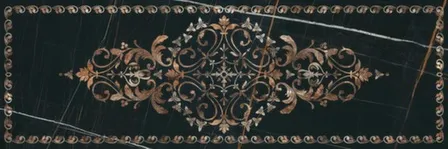 Купить Вставка Греппи, черный, 40x120 см, Кerama Мarazzi в интернет-магазине Akvilon.kz