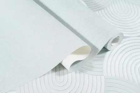 Купить Обои виниловые на флизелиновой основе Элегия, база, голубой, 1,06x10 м, Артекс в интернет-магазине Akvilon.kz