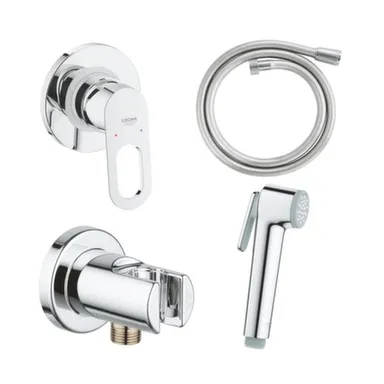 Купить Смеситель с гигиеническим душем BauLoop 125078, Grohe в интернет-магазине Akvilon.kz