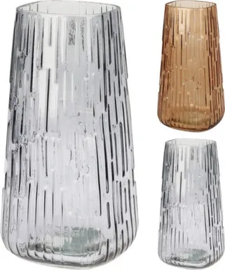 Купить Ваза, стекло, 11x11x21 см, в ассортименте, Koopman в интернет-магазине Akvilon.kz