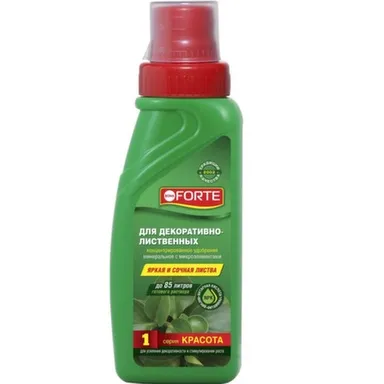 Удобрение для декоративно-лиственных растений, ЖМУ флакон 285 мл, Bona Forte в интернет-магазине Akvilon.kz