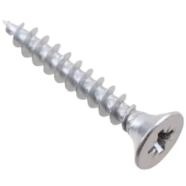 Купить Саморезы универсальные 4,5x30 мм, белый цинк, 200 шт, Стройбат в интернет-магазине Akvilon.kz