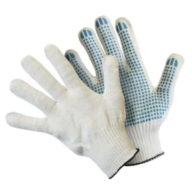 Купить Перчатки вязаные ХБ, с ПВХ-точкой, 32 г, 10 класс, белые, без и/у в интернет-магазине Akvilon.kz Купить Перчатки вязаные ХБ, с ПВХ-точкой, 32 г, 10 класс, белые, без и/у в интернет-магазине Akvilon.kz