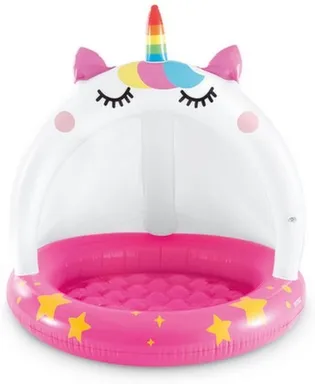 Купить Детский надувной бассейн Caticorn Baby 102x102 см, 45 л, 1-3 года, Intex в интернет-магазине Akvilon.kz