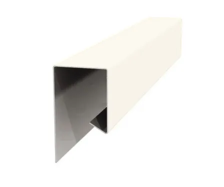 Купить Планка завершающая сложная 30x25x2000 мм белая в интернет-магазине Akvilon.kz