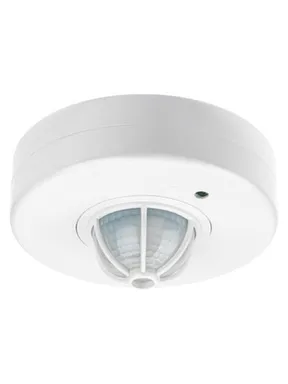 Купить Датчик движения потолочный ДДП-02 1100Вт, 5-480с, 2-12м, 5+Лк, 160(сбоку)+360(сверху) гр, IP33 TDM в интернет-магазине Akvilon.kz