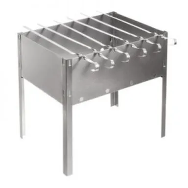 Купить Мангал 350x250x350 мм сборный + 6 шампуров, Boyscout в интернет-магазине Akvilon.kz