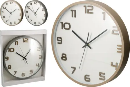 Купить Часы настенные, диаметр 35 см, в ассортименте, Koopman в интернет-магазине Akvilon.kz