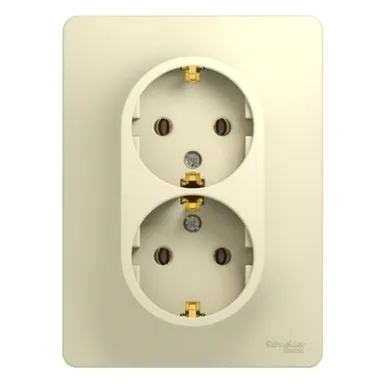 Купить Розетка 2-местная Schneider Electric в интернет-магазине Akvilon.kz