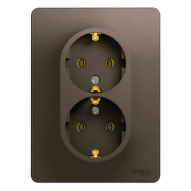 Купить Розетка 2-местная Schneider Electric в интернет-магазине Akvilon.kz