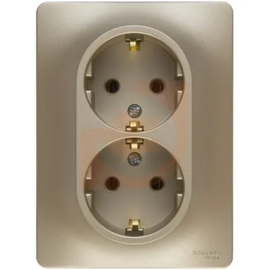 Купить Розетка 2-местная Schneider Electric в интернет-магазине Akvilon.kz