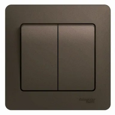 Купить Выключатель 2-клавишный Schneider Electric в интернет-магазине Akvilon.kz