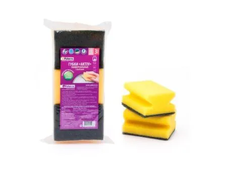 Купить Губки кухонные AKTIV(3шт), Paterra в интернет-магазине Akvilon.kz