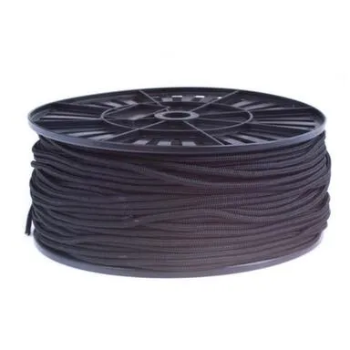 Купить Шнур плотный с сердечником 6 мм, черный, Стройбат в интернет-магазине Akvilon.kz