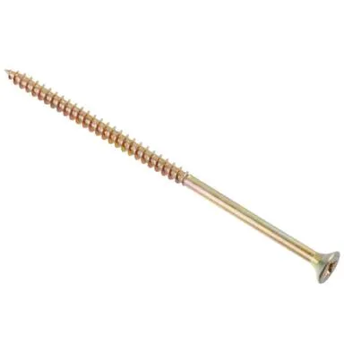 Купить Саморезы универсальные 6x130 мм, желтый цинк, 2 шт, Стройбат в интернет-магазине Akvilon.kz