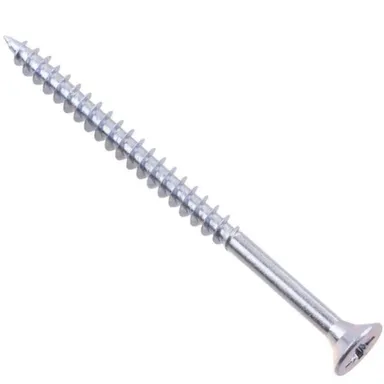 Купить Саморезы универсальные 6x90 мм, белый цинк, 50 шт, Стройбат в интернет-магазине Akvilon.kz