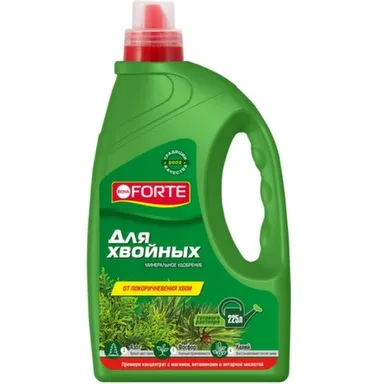 Удобрение для хвойных растений, ЖМУ канистра 1,5 л, Bona Forte в интернет-магазине Akvilon.kz