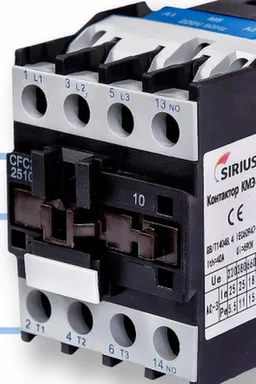 Купить Контактор КМЭ 65А 380В (6511) 1NО+1NC Sirius в интернет-магазине Akvilon.kz
