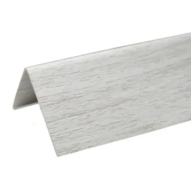 Купить Угол отделочный ПВХ 30x30x2700 мм Ясень белый в интернет-магазине Akvilon.kz