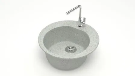 Купить Мойка матовая модель 3 без сифона, ZETT lab Светло-серый в интернет-магазине Akvilon.kz