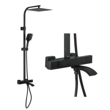 Купить Душевой комплект со смесителем термостат, Gappo в интернет-магазине Akvilon.kz