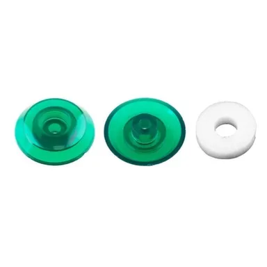 Купить Термошайба D38 для поликарбоната 4 мм, зеленый, 25 шт, Стройбат в интернет-магазине Akvilon.kz