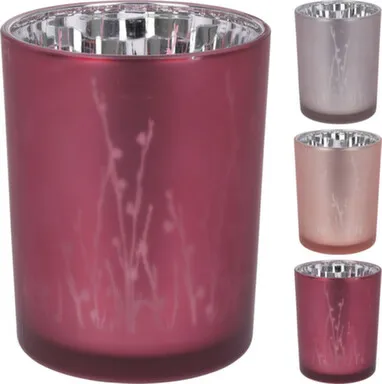 Купить Подсвечник, 10x12,5 см, стекло, в ассортименте, Koopman в интернет-магазине Akvilon.kz