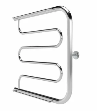 Купить Полотенцесушитель водяной 500x400мм Фокстрот с полкой, Indigo в интернет-магазине Akvilon.kz