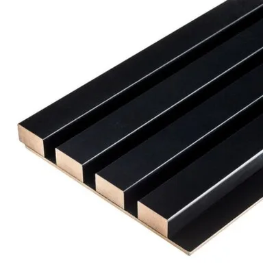Купить Панель МДФ 3D Line Modern L04 Черная 160x2750x19 мм в интернет-магазине Akvilon.kz