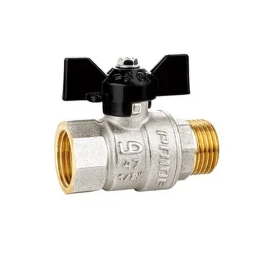 Купить Кран шаровой LD Pride 3/4" внутр-наруж рукоят бабочка в интернет-магазине Akvilon.kz