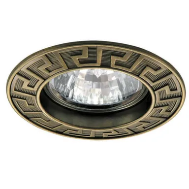 Купить Светильник GU10/GZ10 встраиваемый ANTICO медь Lightstar в интернет-магазине Akvilon.kz