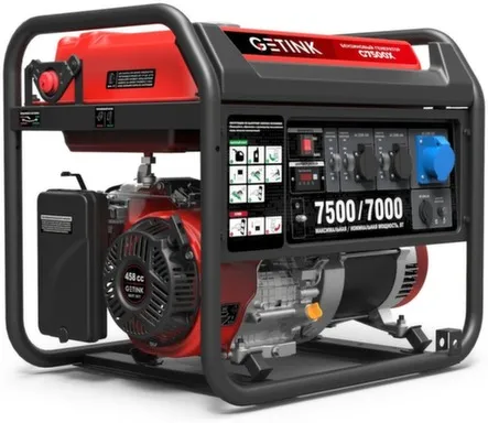 Купить Генератор бензиновый 7000 Вт, G7500X, GETINK в интернет-магазине Akvilon.kz
