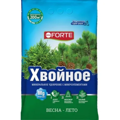 Удобрение комплексное с микроэлементами Хвойное, пакет 2 кг, Bona Forte в интернет-магазине Akvilon.kz