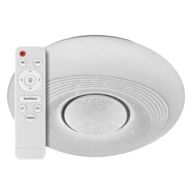 Купить Светильник светодиодный CLL53 Lily, 90 Вт, 3000-6500 К, IP20, ПДУ с функцией памяти, 480x83 мм, Luminarte в интернет-магазине Akvilon.kz