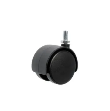 Купить Колесная опора с резьбовым штивтом М8 Ø40 мм черный (1 шт), Tech-KREP в интернет-магазине Akvilon.kz