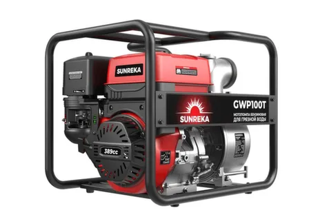 Купить Бензиновая мотопомпа GWP100T Sunreka в интернет-магазине Akvilon.kz