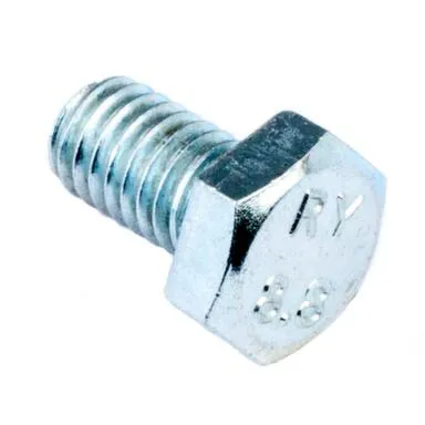 Купить Болт DIN 933 М6x10 мм, белый цинк, 8 шт, Стройбат в интернет-магазине Akvilon.kz