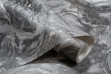 Купить Обои виниловые на флизелиновой основе, Стэлла, графит, 1,06x10 м, Артекс в интернет-магазине Akvilon.kz