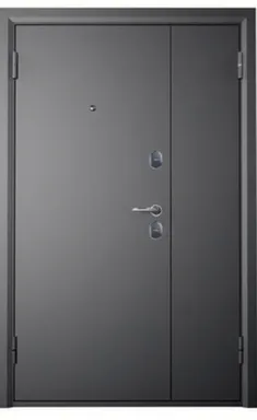 Дверь метал. КВАРТЕТ мет/мет 1250x2050 графит Левая в интернет-магазине Akvilon.kz