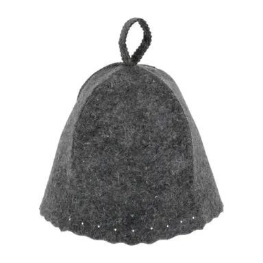 Купить Шапка для бани и сауны Классика серая, войлок, Hot Pot в интернет-магазине Akvilon.kz