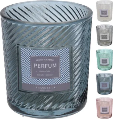 Купить Свеча залитая в стакан, разм. 7,3x8 см, в асс. в интернет-магазине Akvilon.kz