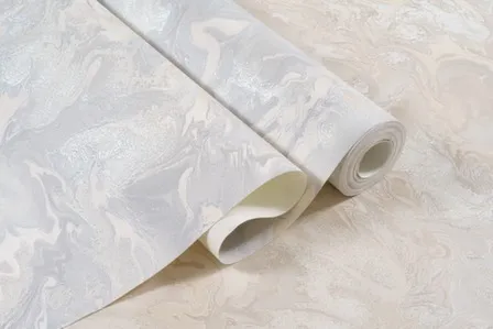 Купить Обои виниловые на флизелиновой основе Мурано, база, серый светлый, 1,06x10 м, Артекс в интернет-магазине Akvilon.kz