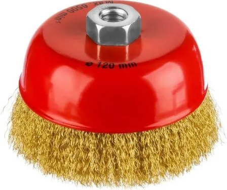 Купить Щетка для УШМ 125 мм, "Чашка", Mirax в интернет-магазине Akvilon.kz