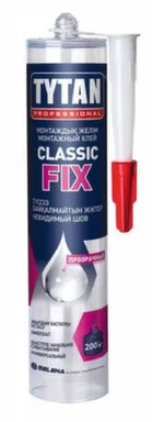 Купить Клей монтажный TYTAN CLASSIC FIX бесцветный 310 мл в интернет-магазине Akvilon.kz