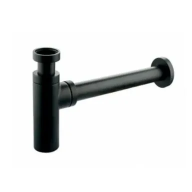 Купить Сифон бутылочный 1 1/4" черный, Frap в интернет-магазине Akvilon.kz