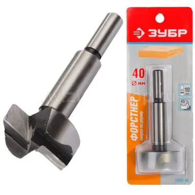 Купить Сверло Форстнера по дереву Ø 40 мм, Зубр в интернет-магазине Akvilon.kz